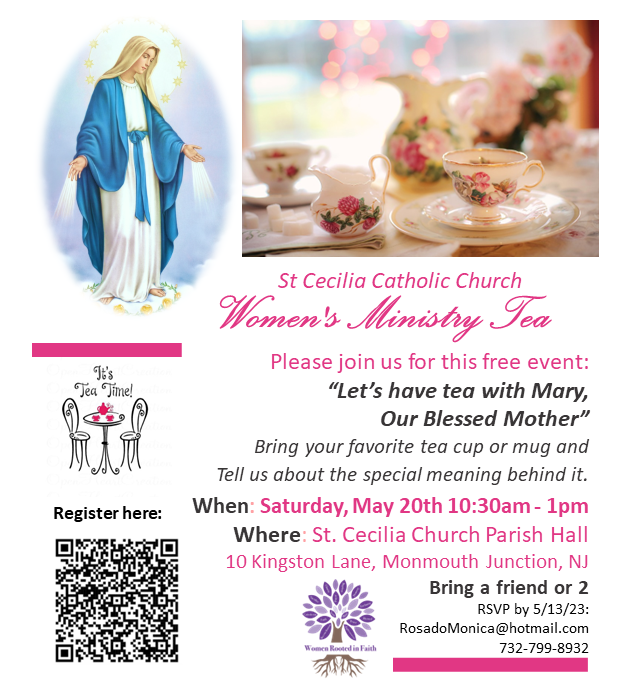 Tea Party May 2023 St. Cecilia Church Monmouth Junction, NJ